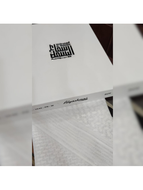 شماغ اليشمك الشماغي الأبيض YA40 PR - W
